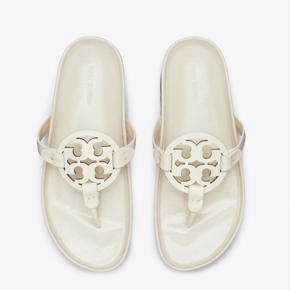 EUC Tory Burch Miller Cloud Lug Sandal